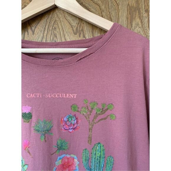 Project Karma Cacti Succulent T-Shirt Terracotta Size L - Picture 6 of 10